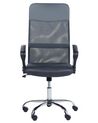 Krzesło biurowe regulowane szare DESIGN_861050