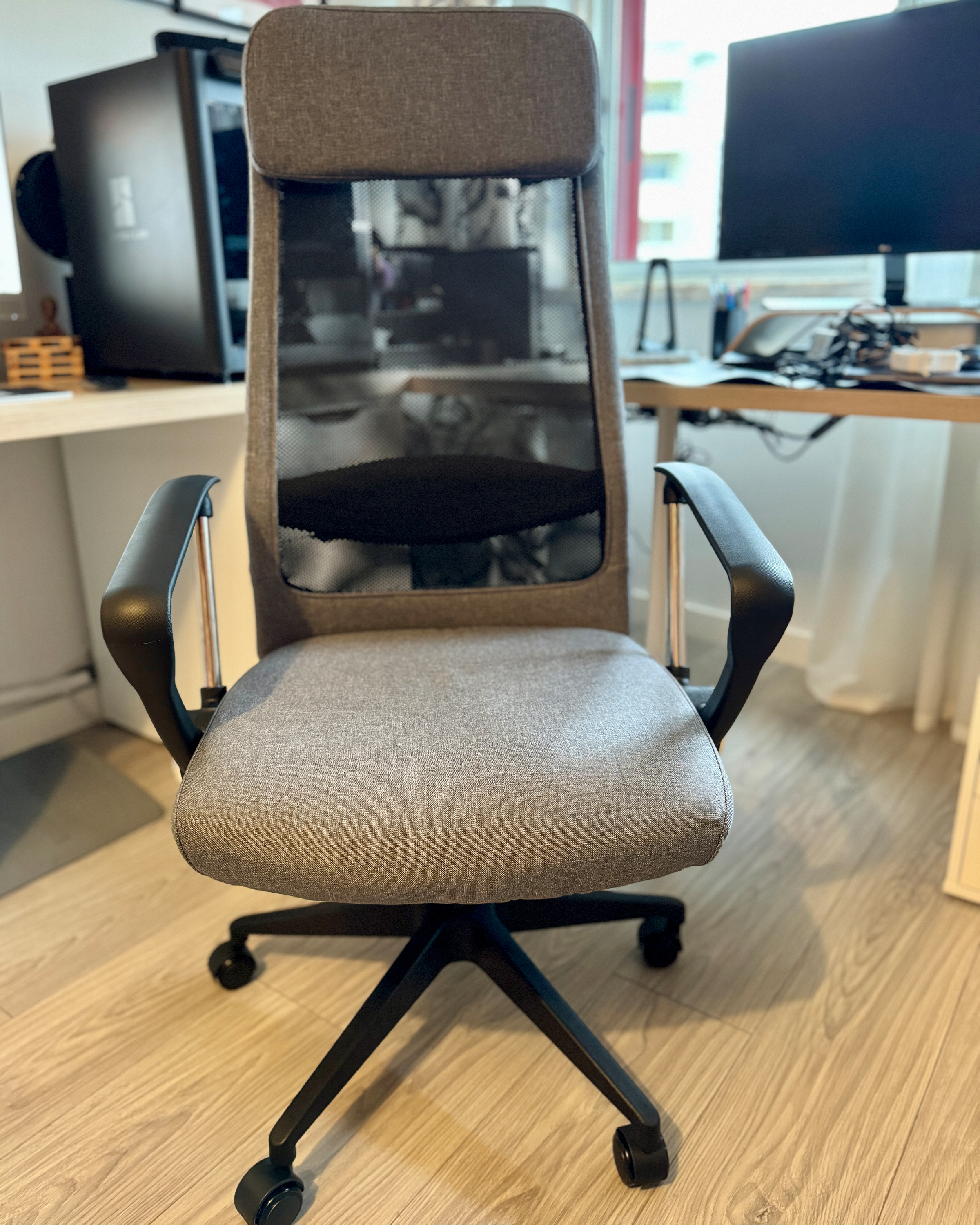 Swivel Office Chair Dark Grey PIONEER_895559
