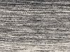 Pouf en coton gris foncé 40 x 40 cm HIRRI_713434