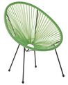 PE Rattan Accent Chair Green ACAPULCO II_795174