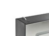 Bathroom Wall Mounted Mirror Cabinet with LED 40 x 60 cm Black CONDOR_905758