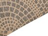 Teppich Jute beige / grau 200 x 300 cm geometrisches Muster Kurzflor ARIBA_852808