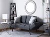 Fabric Sofa Bed Dark Grey BREKKE_731122