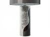 Tischlampe schwarz / silber 52 cm Trommelform AIKEN_540055