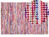 Tappeto cotone multicolore 160 x 230 cm BELEN_879302