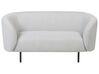 Conjunto de sofás com 3 lugares em tecido preto e branco LOEN_867619