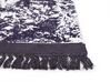 Teppich Viskose violett / weiss 140 x 200 cm orientalisches Muster Kurzflor AKARSU_837102