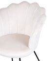 Velvet Armchair Off-white LOVELOCK_860945