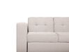 Sectional Sofa Bed with Ottoman Beige FALSTER_751403