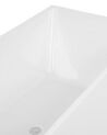 Bañera de acrílico blanco/plateado 170 x 81 cm RIOS_755549