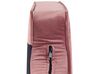 Chaise longue rechtszijdig fluweel roze ALLIER_870896