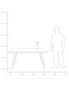 Candeeiro de mesa em madeira branca 39 cm MOPPY_873380