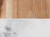 Servierplatte Marmor / Akazienholz weiß 39 x 17 cm VOLOS_910730