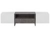 TV Stand LED Concrete Effect with White RUSSEL_774281