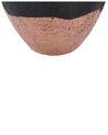Vaso decorativo em terracota preta e rosa 31 cm DAULIS_850412