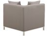 Conjunto de muebles de jardín modular gris/beige izquierdo BELIZE_754176