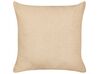 Set of 2 Boucle Cushions 60 x 60 cm Sand Beige LEUZEA_903467