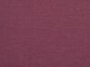 Conjunto de 2 cojines de lino violeta 45 x 45 cm SAGINA_838509