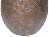 Decoratieve vaas bruin steen-look keramiek BRIVAS_742432