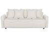 Canapé-lit avec rangement en tissu blanc cassé KRAMA_904275