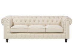 Beige 3-istuttava kangassohva CHESTERFIELD Beige 3-istuttava kangassohva CHESTERFIELD