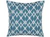Set of 2 Outdoor Cushions 45 x 45 cm Blue ANAGNI_776700