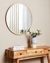 Round Wall Mirror ⌀ 80 cm Gold COUST_915506