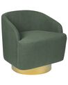 Fotel obrotowy zielony LAVIK_881350