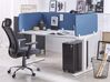 Schreibtischtrennwand blau 180 x 40 cm WALLY_800743