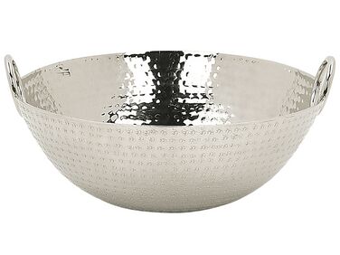 Metal Decorative Bowl Silver SHIBAH