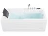 Bañera de hidromasaje LED de acrílico blanco izquierda 169 x 81 cm ARTEMISA_821365