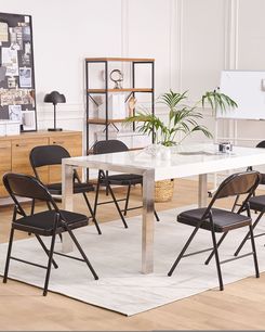 Tuoli metalli kokoontaitettava musta 4 kpl SPARKS Tuoli metalli kokoontaitettava musta 4 kpl SPARKS