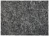 Teppich schwarz / weiss 300 x 400 cm abstraktes Muster Kurzflor PUNGE_883859