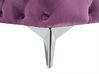 3 Seater Velvet Fabric Sofa Purple SOTRA_706363