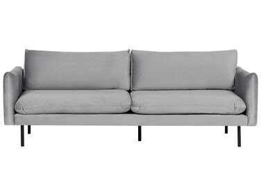3 personers sofa grå velour VINTERBRO