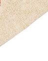 Tappetino per bagno cotone beige 50 x 80 cm ESME_905537