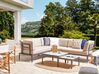 6 Seater Modular Garden Corner Sofa Set Beige RIMA III_828886