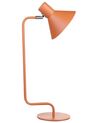Lampa biurkowa regulowana metalowa pomarańczowa RIMAVA_851204