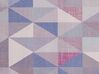Teppich blau-grau 80 x 150 cm geometrisches Muster Kurzflor KARTEPE_715477