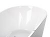 Whirlpool Badewanne weiß freistehend mit LED oval 170 x 80 cm HAVANA_800886