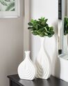 Vase décoratif blanc 39 cm THAPSUS_734289