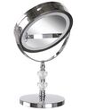 Spegel med LED ø 20 cm silver LAON_810325