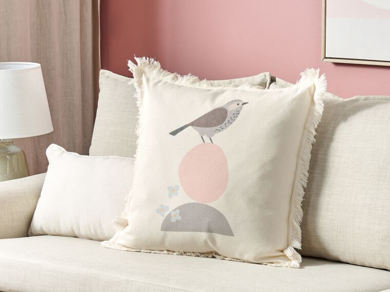 Sac Bandoulière Brodé Ethnique à Franges - Motif Oiseau Et Fleurs Multicolore - Coton - Neuf Avec étiquettes