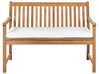 Bench Seat Pad Cushion 112 x 54 cm White VIVARA _897711