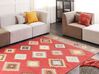 Bavlněný kelimový koberec 200 x 300 cm vícebarevný LORUT_869078