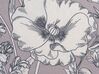 Dekokissen Blumenmotiv grau / weiß 45 x 45 cm 2er Set SOPHORA_857880