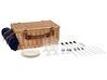 Boothbay Cestino Da Picnic In Vimini Per Due Persone - Set Con Piatti, Bicchieri E Posate - Regalo Ideale