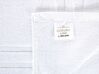 Conjunto de 9 toalhas em algodão branco MITIARO_841774