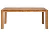 Stół do jadalni dębowy 150 x 85 cm jasne drewno NATURA_727446