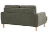 2-istuttava sohva vakosametti tummanvihreä TUVE_911649